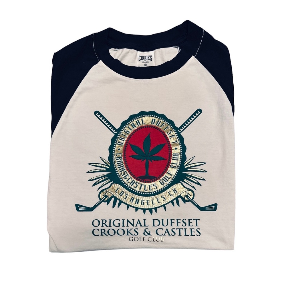Crooks & Castles graphic baseball tee